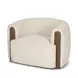 Kornelia Soft Oatmeal Upholstered Accent Chair