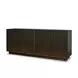 Cinder Distressed Dark Brown 4 Door Sideboard