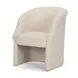 Curtis Cream Upholstered Dining Arm Chair