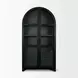 Suri Black 2 Door Curio Cabinet