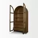 Suri Mid Brown 2 Door Curio Cabinet