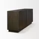 Cinder Distressed Dark Brown 4 Door Sideboard