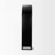 Sloan Light Brown and Black 2 Door Curio Cabinet