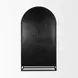 Sloan Light Brown and Black 2 Door Curio Cabinet