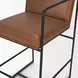 Stamford Brown Leather Upholstered Counter Height Stool
