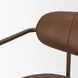 Parker Brown Leather Upholstered Counter Height Stool
