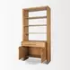 Belford Light Brown 2 Door Open Bookcase