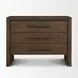 Belford Dark Brown 3 Drawer Nightstand