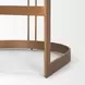 Hollyfield II Charcoal Brown Leather Upholstered Counter Height Stool with Nailhead Trim