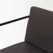 Stamford Charcoal Leather Upholstered Counter Height Stool