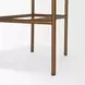 Parker Charcoal Brown Leather Upholstered Counter Height Stool