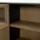 Sloan Light Brown and Black 4 Door Sideboard