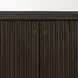 Cinder Distressed Dark Brown 4 Door Sideboard