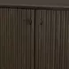 Cinder Distressed Dark Brown 2 Door Accent Cabinet