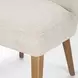 Niles Cream Upholstered Dining Chair