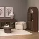 Suri Mid Brown 2 Door Curio Cabinet
