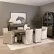Sloan Light Brown and Black 2 Door Curio Cabinet