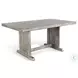Sagewyn Gray Wood 60" Rectangular Dining Table
