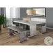 Sagewyn Alpine Gray 48" Dining Bench