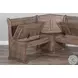 Velden Hollow Natural 75" Breakfast Nook Dining Set
