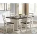 Autumn Echo White 60" Rectangular Dining Table