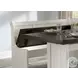 Autumn Echo White 75" Breakfast Nook Dining Set