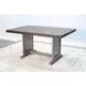 Rustic Refined Gray 60" Rectangular Dining Table