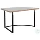 Curve Point Natural 48" Round Dining Table