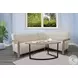 Curve Point Natural 48" Round Dining Table
