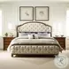 Ashford Fairview Cognac King Upholstered Shelter Bed