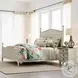 Azure Cove Zora Egret Queen Bamboo Poster Bed