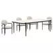Madera Opal Ash and Modern Walnut Dining Room Set
