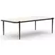 Madera Opal Ash and Modern Walnut 95" Rectangular Dining Table