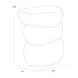Torbay Dune Outdoor Freeform End Table