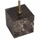 Tara Brown and Gold Round End Table