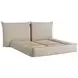 Amoris Danny Cream King Upholstered Panel Bed