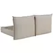 Amoris Danny Cream King Upholstered Panel Bed