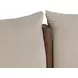 Amoris Danny Cream King Upholstered Panel Bed