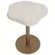 Willow Cream and Gold Outdoor 34" Freeform Bar Table