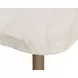 Willow Cream and Gold Outdoor 34" Freeform Bar Table