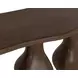 Brinley Dark Brown Outdoor Oval Console Table