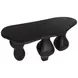 Brinley Black Outdoor Oval Console Table