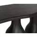 Brinley Black Outdoor Oval Console Table
