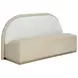 Pella Napa Beige and Hailey Moon Upholstered Banquette