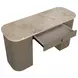 Cataldi Taupe and Cappuccino 62" Writing Desk
