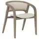 Arco Santa Cruz Oatmeal Upholstered Dining Arm Chair