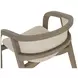 Arco Santa Cruz Oatmeal Upholstered Dining Arm Chair
