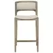 Arco Santa Cruz Oatmeal Upholstered Counter Height Stool