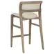 Arco Santa Cruz Oatmeal Upholstered Counter Height Stool