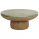 Orina Sage and Brown Outdoor Occasional Table Set